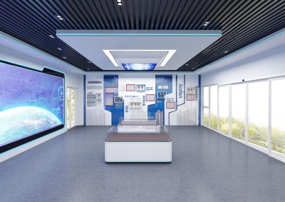 现代科技展厅3D模型下载